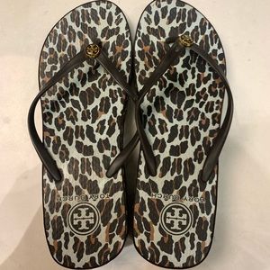 Tory Burch wedge flip flop